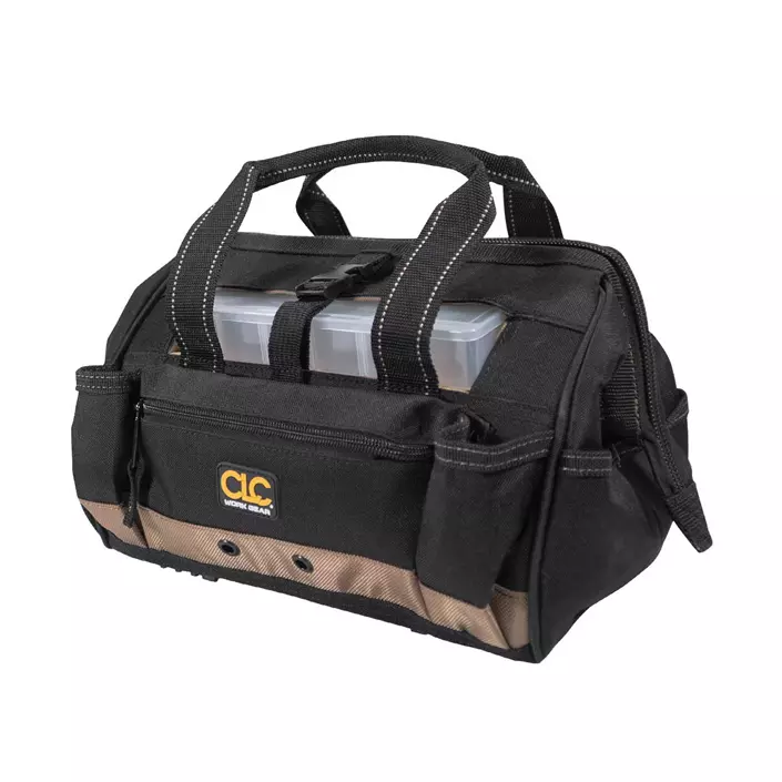 CLC Work Gear 1533 small tool bag, Black/Brown, Black/Brown, large image number 0