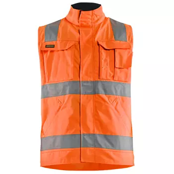 Blåkläder work vest, Hi-vis Orange/Marine