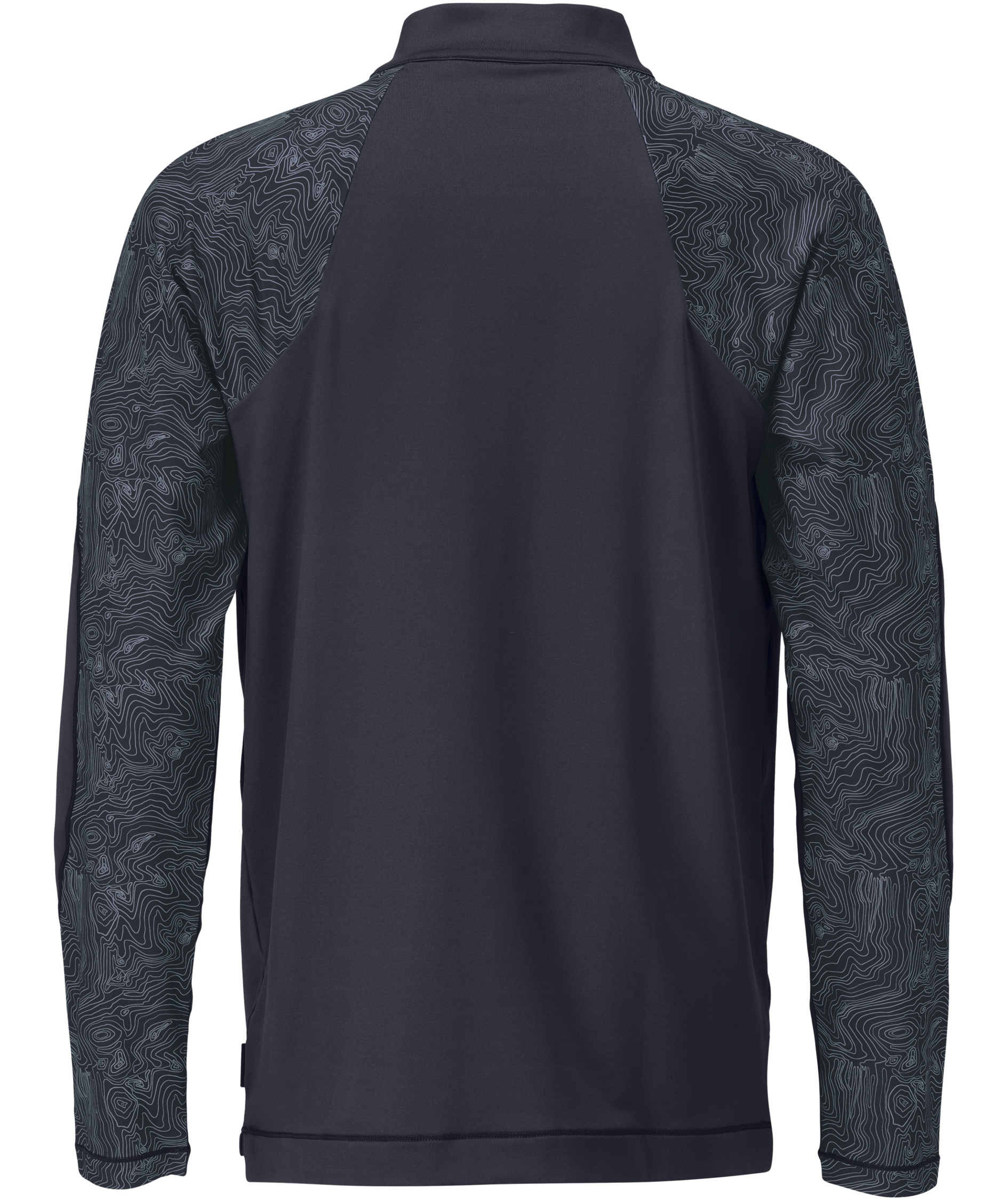 Mascot Customized half zip long-sleeved T-shirt, Dark Marine Blue, large image number 1