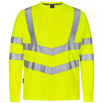 Engel Safety long-sleeved Grandad T-shirt, Hi-Vis Yellow