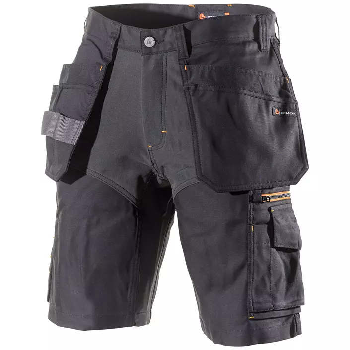 L.Brador Omnio hantverksshorts 1495PB, Svart, large image number 0