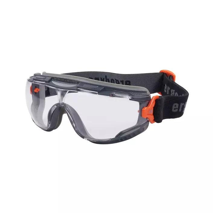 Ergodyne Skullerz ARKYN safety goggles, Grey/orange, Grey/orange, large image number 0