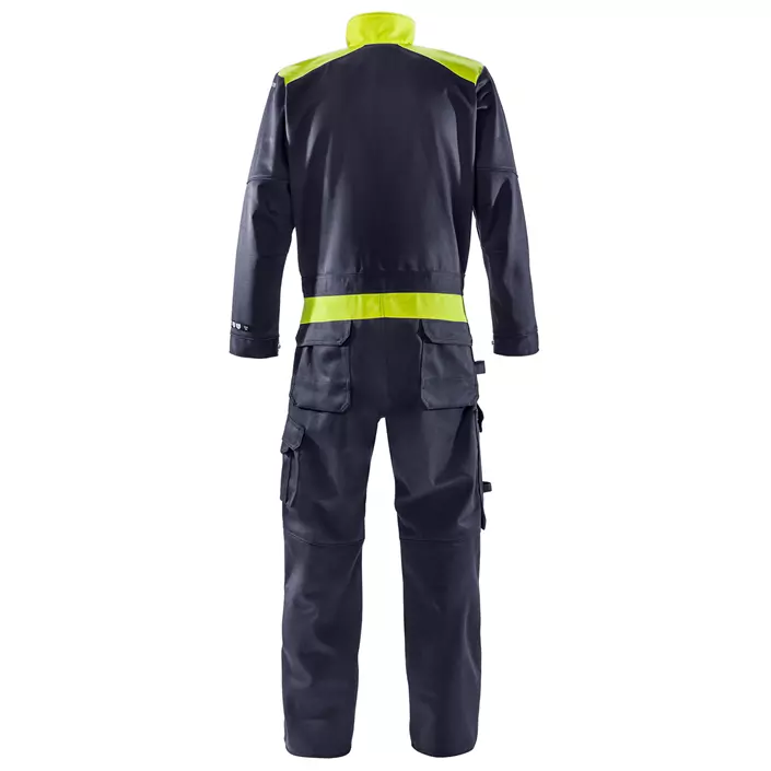 Fristads Flame Overall 8044 WEL, Marine/Hi-Vis gelb, large image number 3