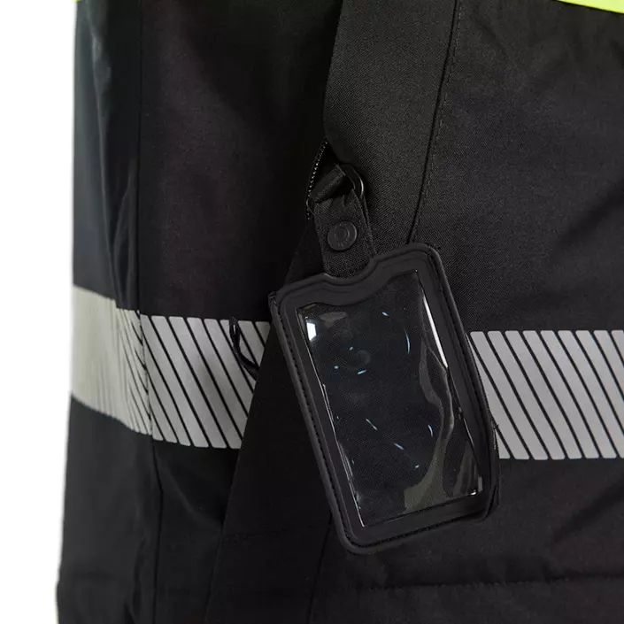 Blåkläder vinterjakke, Sort/Hi-Vis Gul, large image number 6