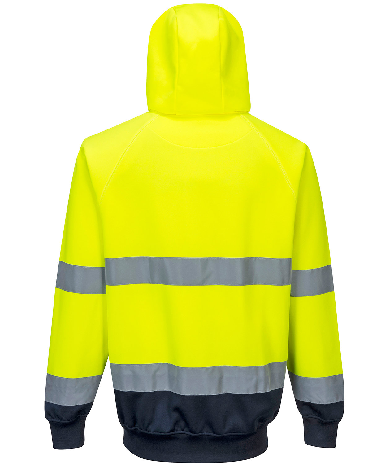 Portwest sweatshirt, Hi-Vis gul/marinebl&aring;