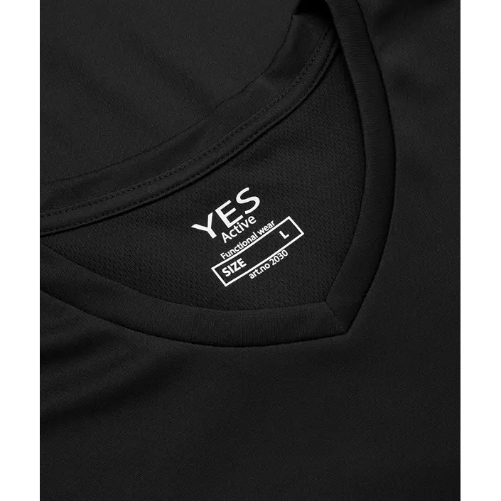 ID Yes Active T-shirt, Black, large image number 3