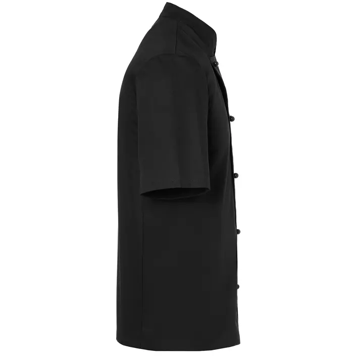 Karlowsky Lennert kurzärmelige Kochjacke ohne Knöpfe, Schwarz, large image number 3