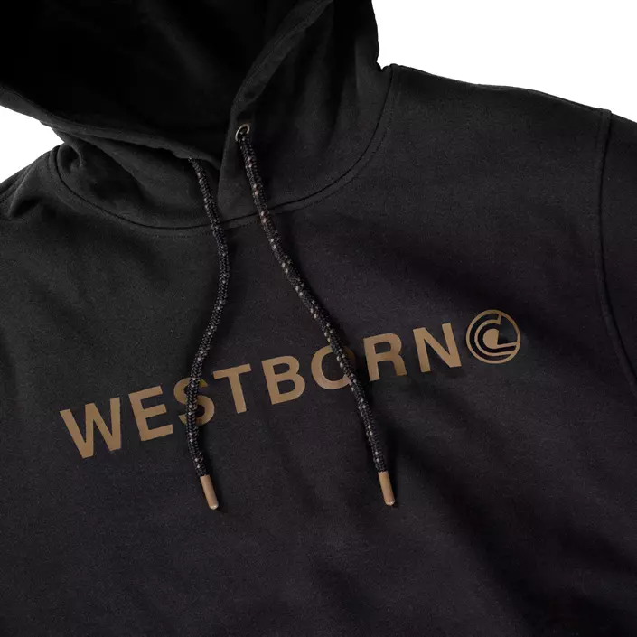 Westborn Logo hættetrøje, Black, large image number 3