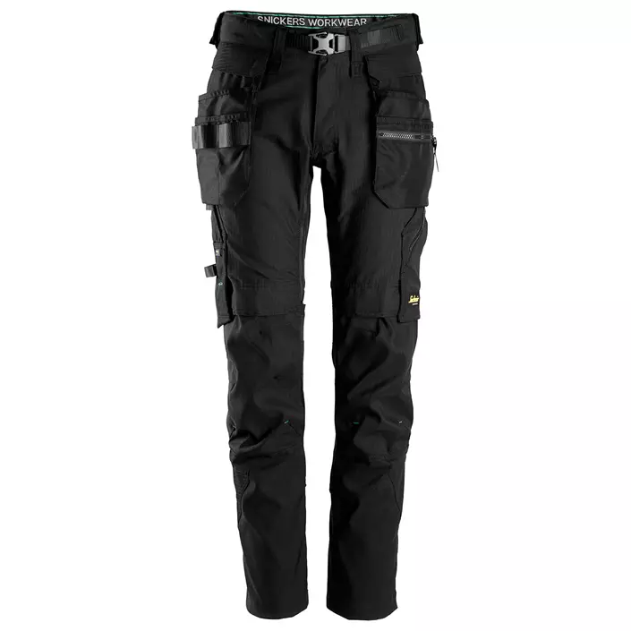 Snickers FlexiWork craftsman trousers 6972, Black, large image number 0