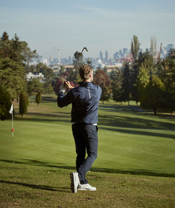 Cutter & Buck La Push regnjacka, M&ouml;rk marinbl&aring;