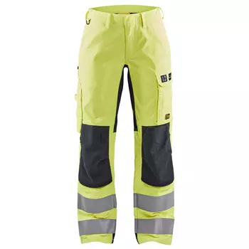 Blåkläder Multinorm women's work trousers, Hi-Vis yellow/marine