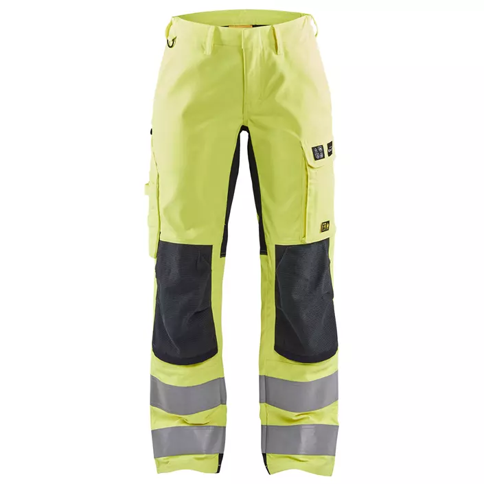 Blåkläder Multinorm women's work trousers, Hi-Vis yellow/marine, large image number 0