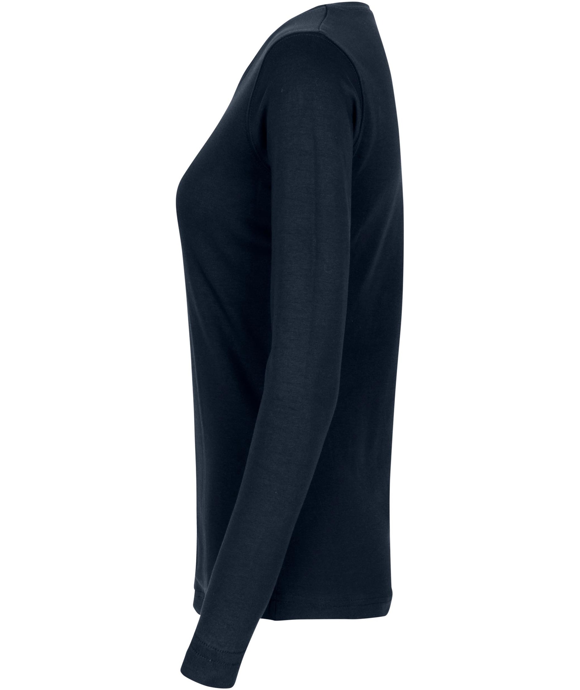 ID Identity Interlock l&aring;ng&auml;rmad T-shirt dam, Marinbl&aring;, large image number 2