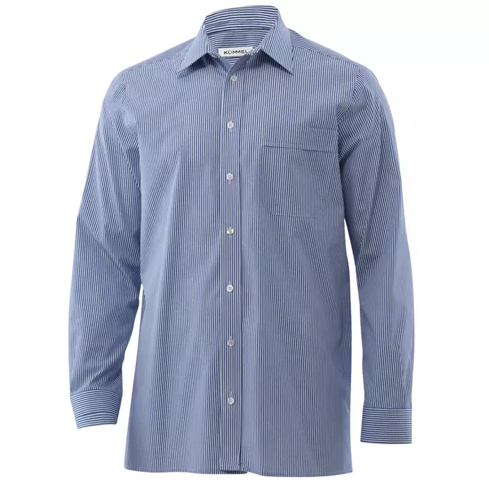 Kümmel Sergio Classic fit Poplin skjorta, Blå/Vit, large image number 0