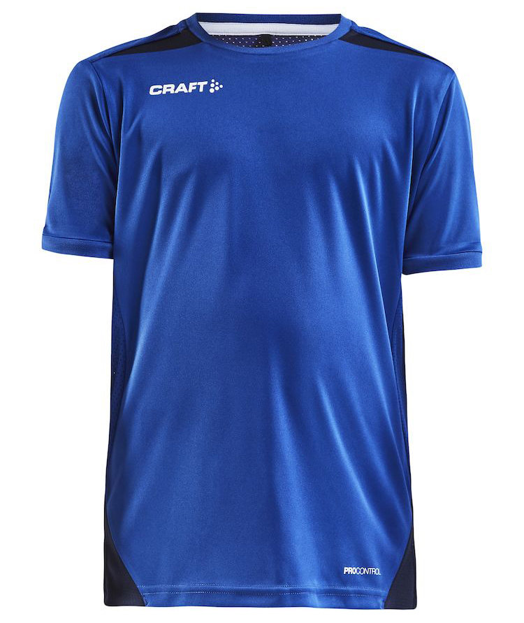 Craft Pro Control Impact T-shirt for kids, Navy/Club cobolt, large image number 0