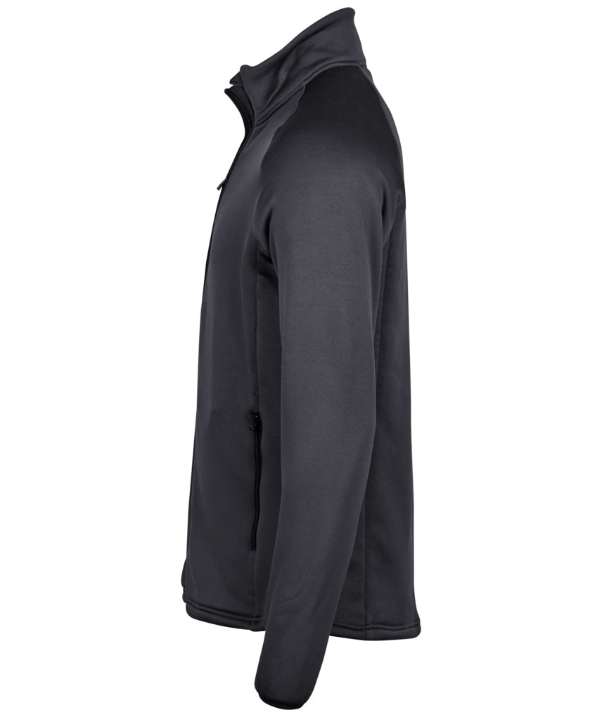 Tee Jays Stretch fleecejakke, M&oslash;rkegr&aring;, large image number 4