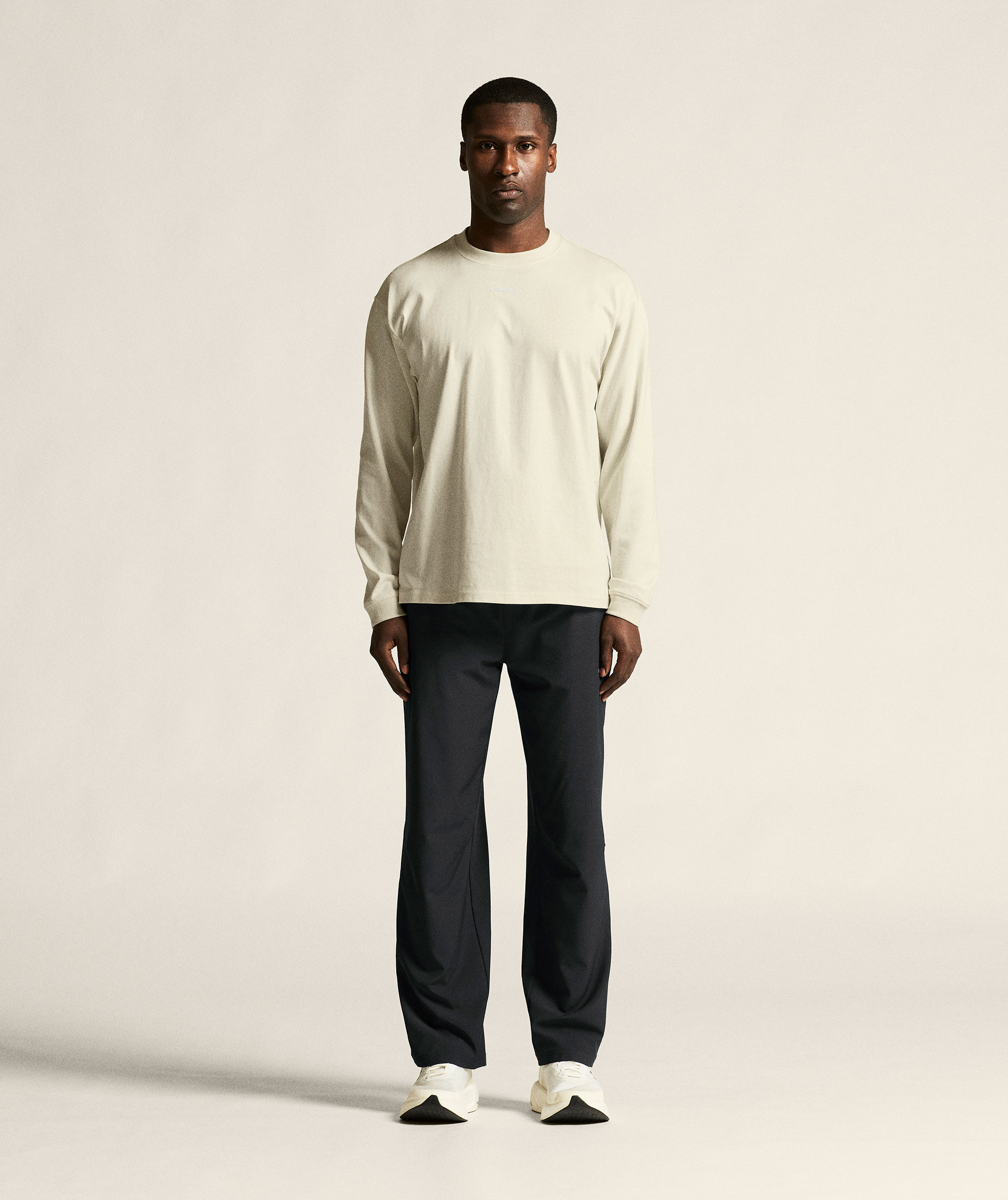 Craft Frequent Heavy lang&aelig;rmet T-shirt, Tofu, large image number 5