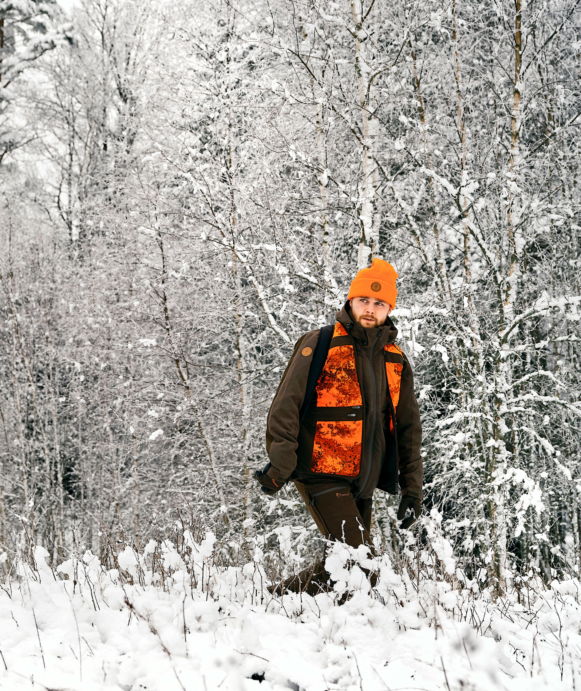 Pinewood Furudal Pro Camou vest, Strata/suede brun, large image number 4