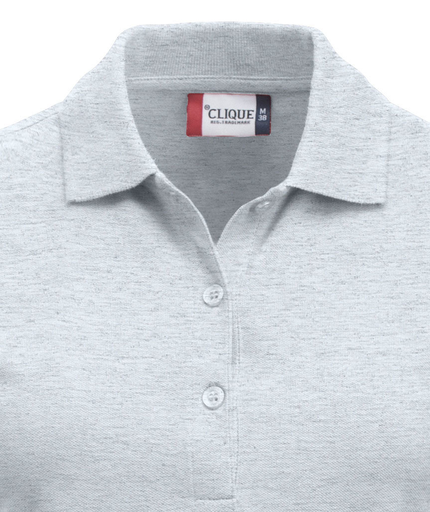 Clique Classic Marion women's polo shirt, Ash Grey