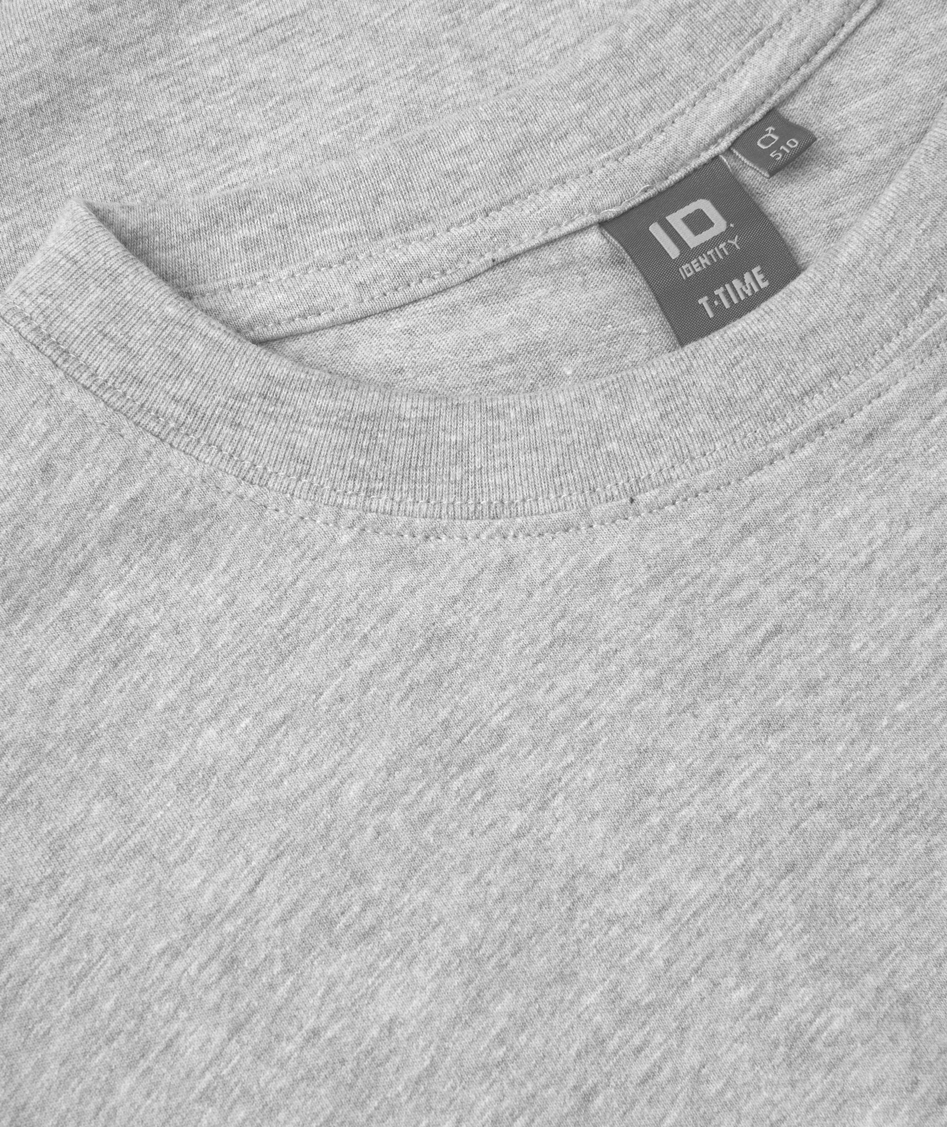 ID T-Time T-Shirt, Grau Melange, large image number 3