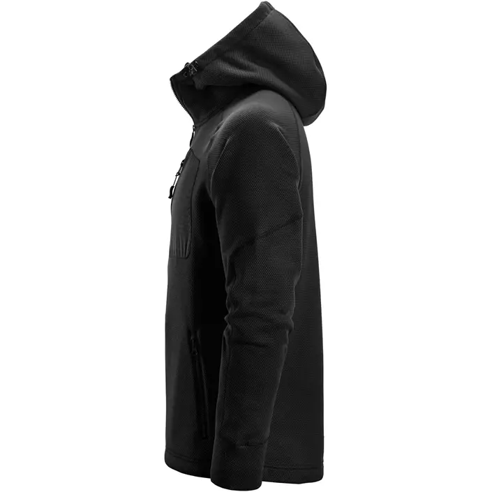 Snickers FlexiWork Fleece Kapuzensweatshirt 8041, Black, large image number 3