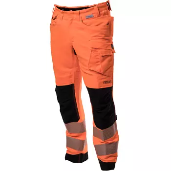 Viking Rubber Evosafe work trousers, Hi-Vis Orange/Black