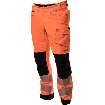 Viking Rubber Evosafe work trousers, Hi-Vis Orange/Black