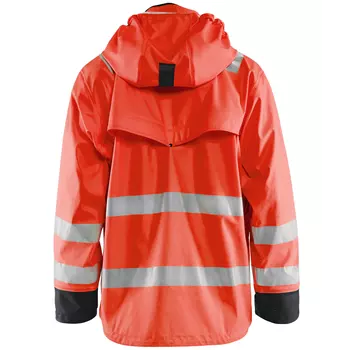 Blåkläder Heavy Weight regnjakke, Hi-vis Rød/Sort
