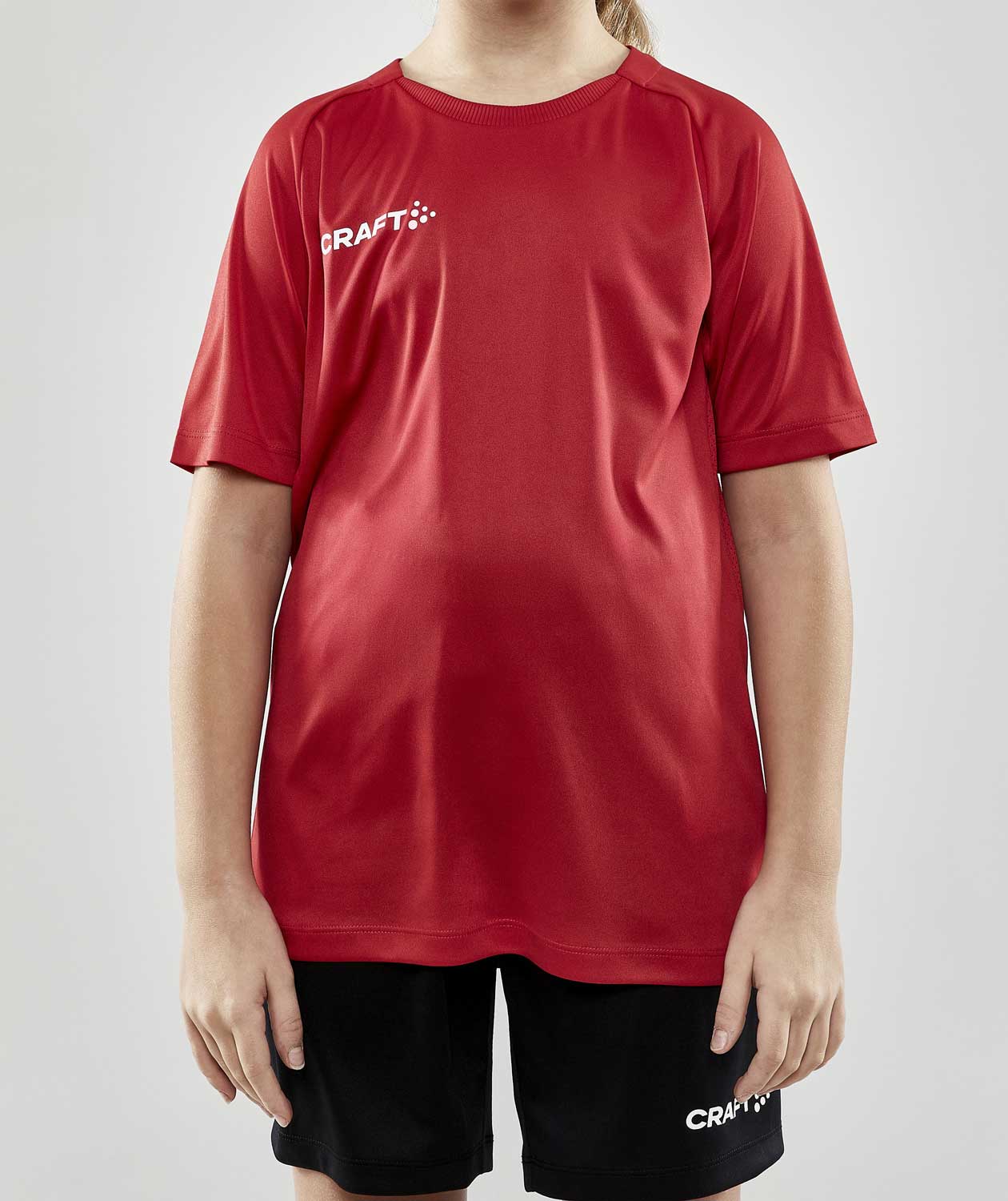 Craft Evolve T-shirt til b&oslash;rn, R&oslash;d, large image number 1