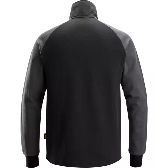 Snickers langermet T-skjorte 2841, Black/Steel Grey, large image number 1