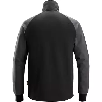 Snickers långärmad T-shirt 2841, Black/Steel Grey