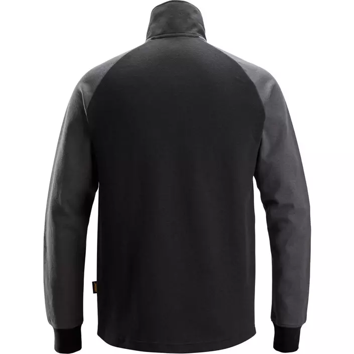 Snickers langermet T-skjorte 2841, Black/Steel Grey, large image number 1