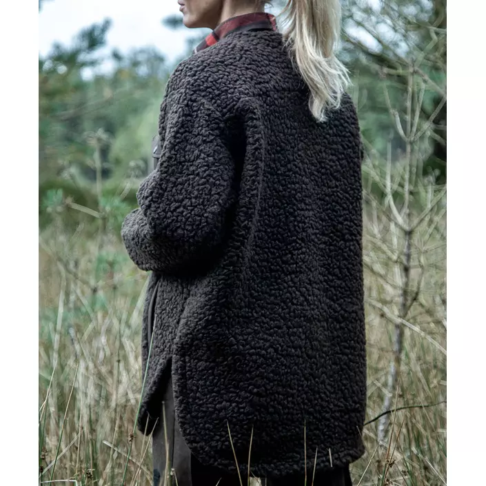 Northern Hunting Ragnhild women's fibre pile jacket, Dark Green, large image number 8