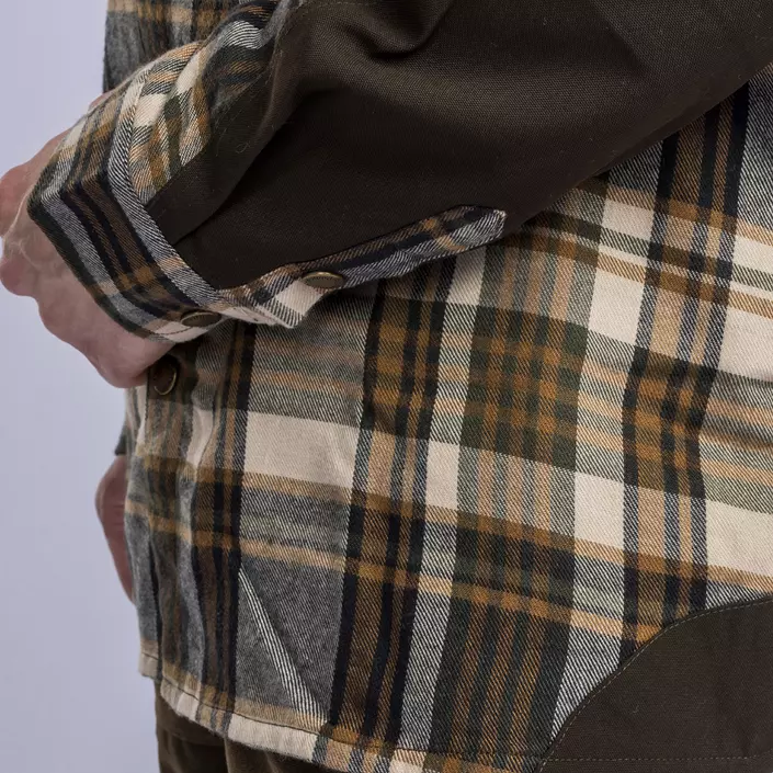 Pinewood Furudal Pro skjorte med uld, Beige/Suede Brown, large image number 5