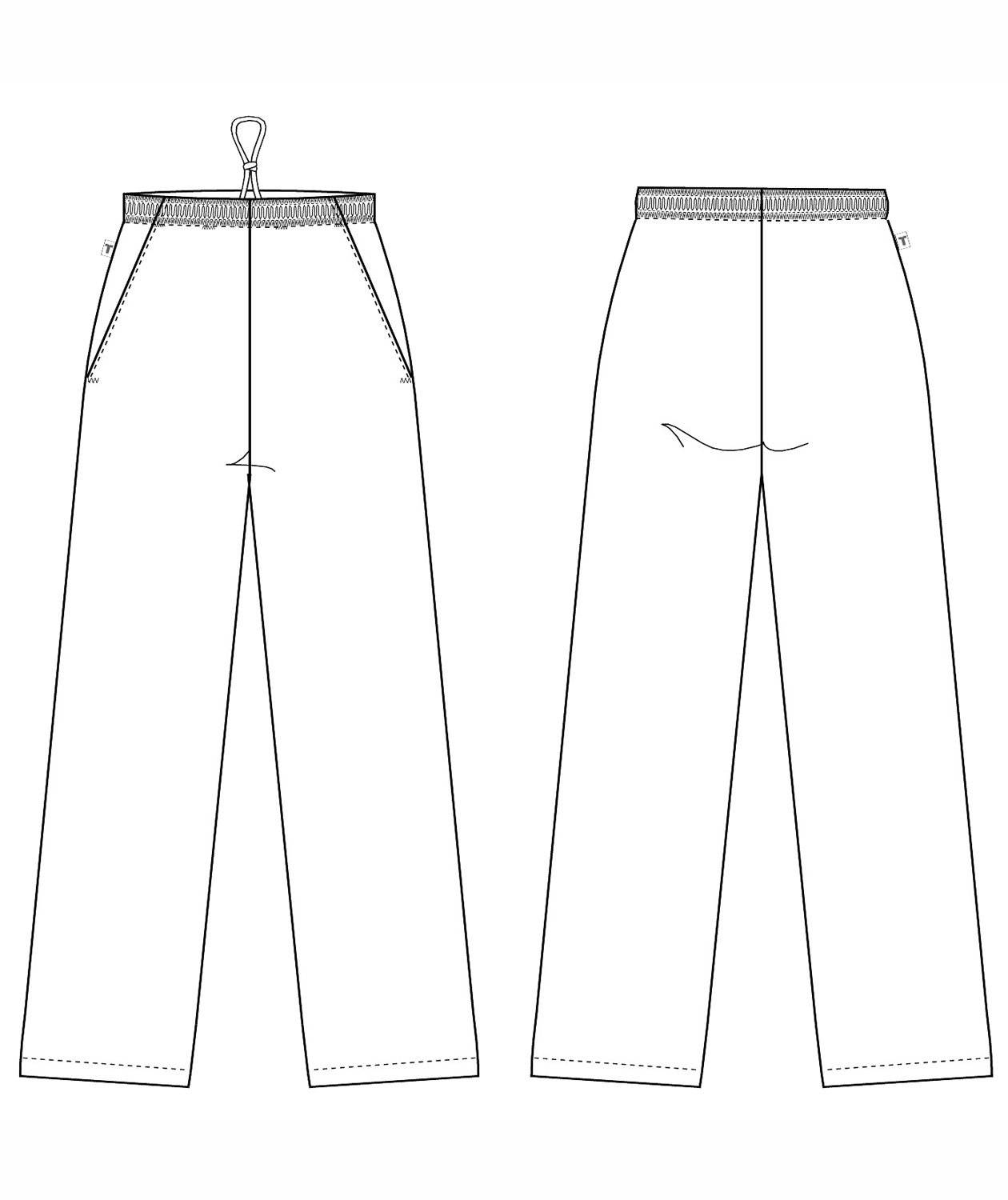 Kentaur  tr&auml;ningsbyxor med extra benl&auml;ng, Svart