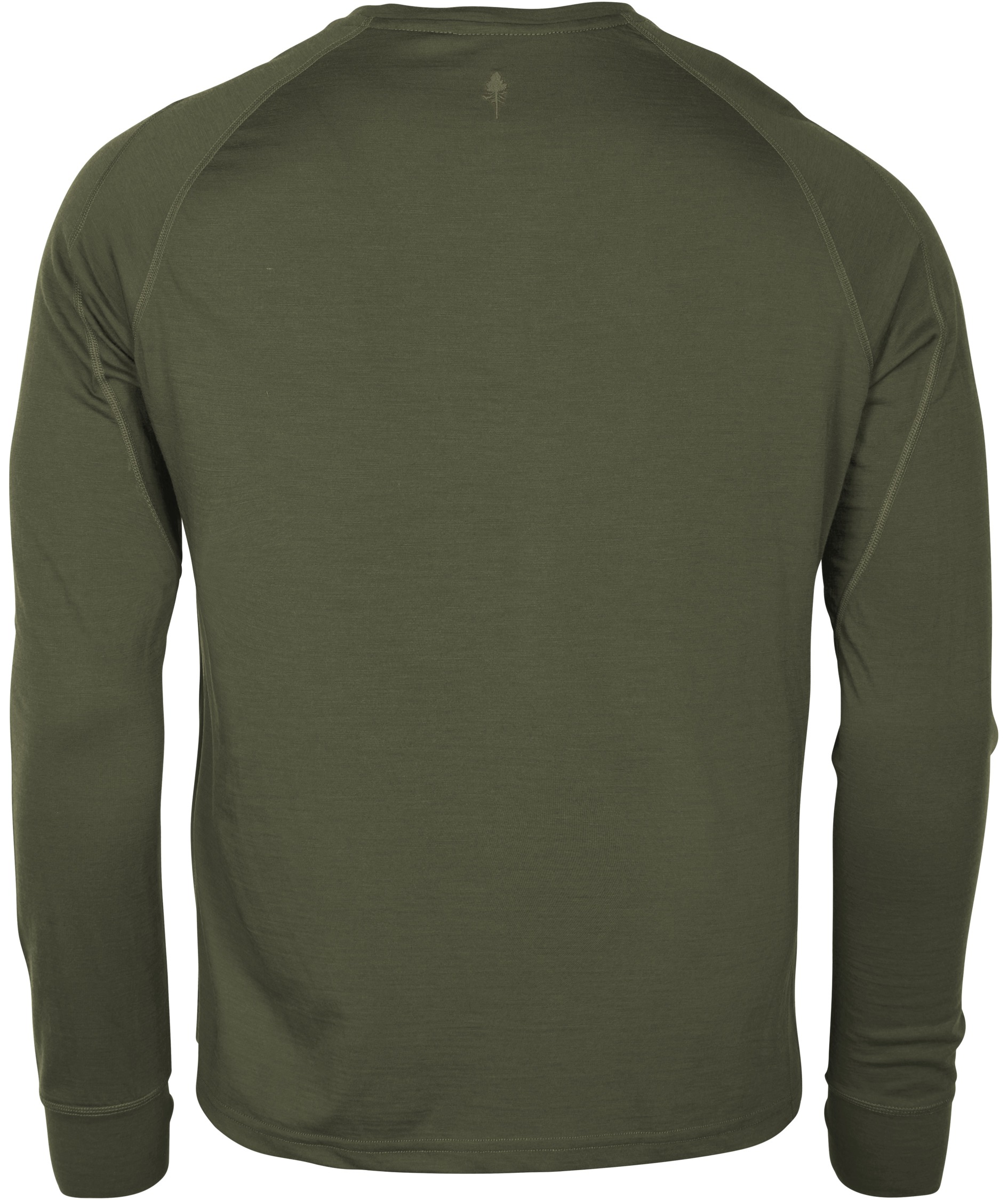 Pinewood Lappland lang&aelig;rmet T-shirt med merinould, Moss green, large image number 2