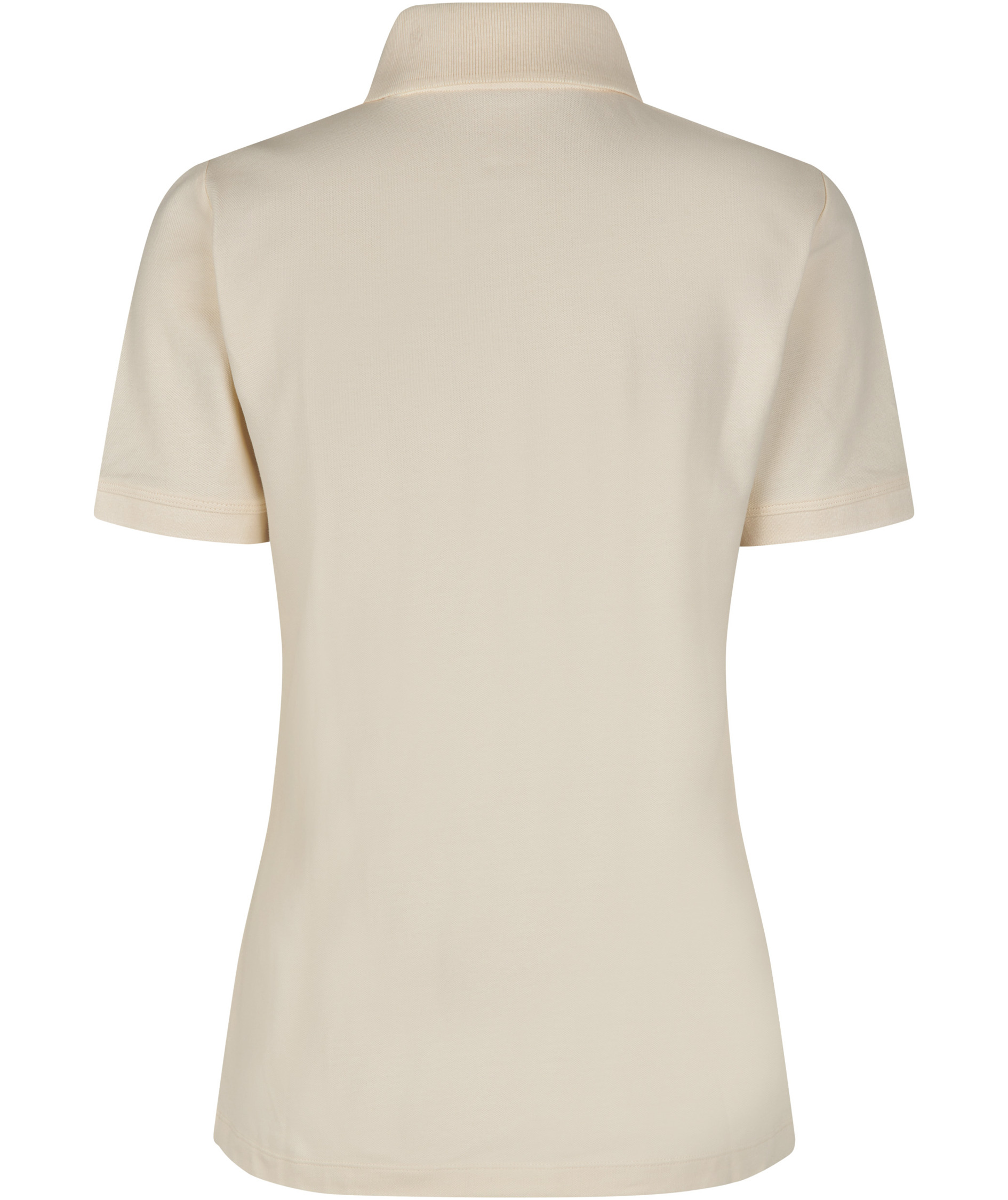 ID organic women's polo shirt, Off White, large image number 1