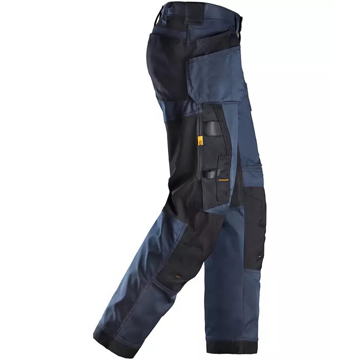 Snickers AllroundWork craftsman trousers 6251, Navy/Black, large image number 3