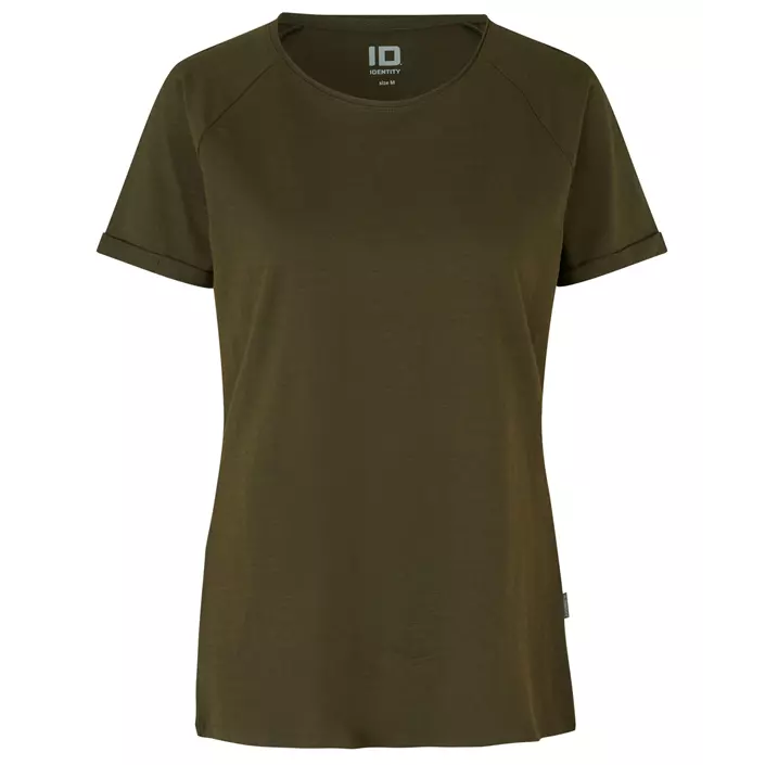 ID Core Slub women´s  T-shirt, Olive Green, large image number 0