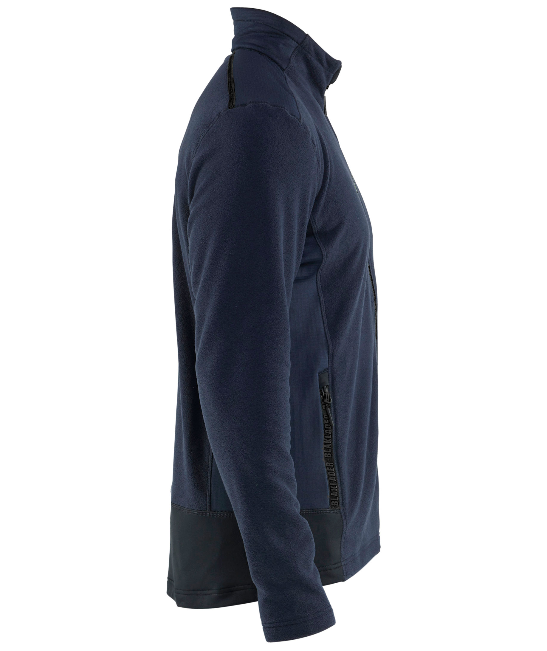 Bl&aring;kl&auml;der Unite microfleece sweater, Dark Marine/Black, large image number 2