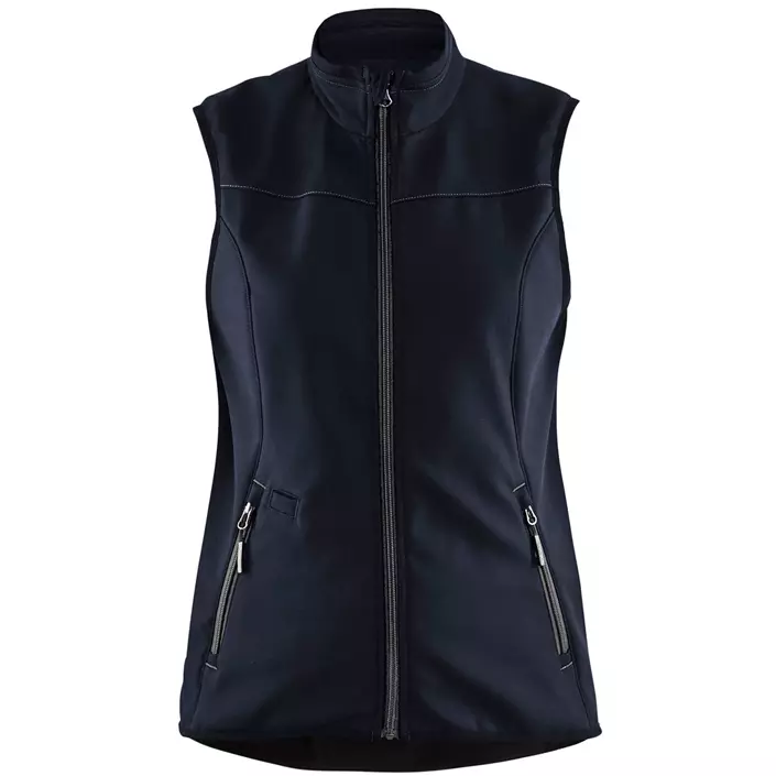 Blåkläder Unite women's softshell vest, Dark Marine/Black, large image number 0