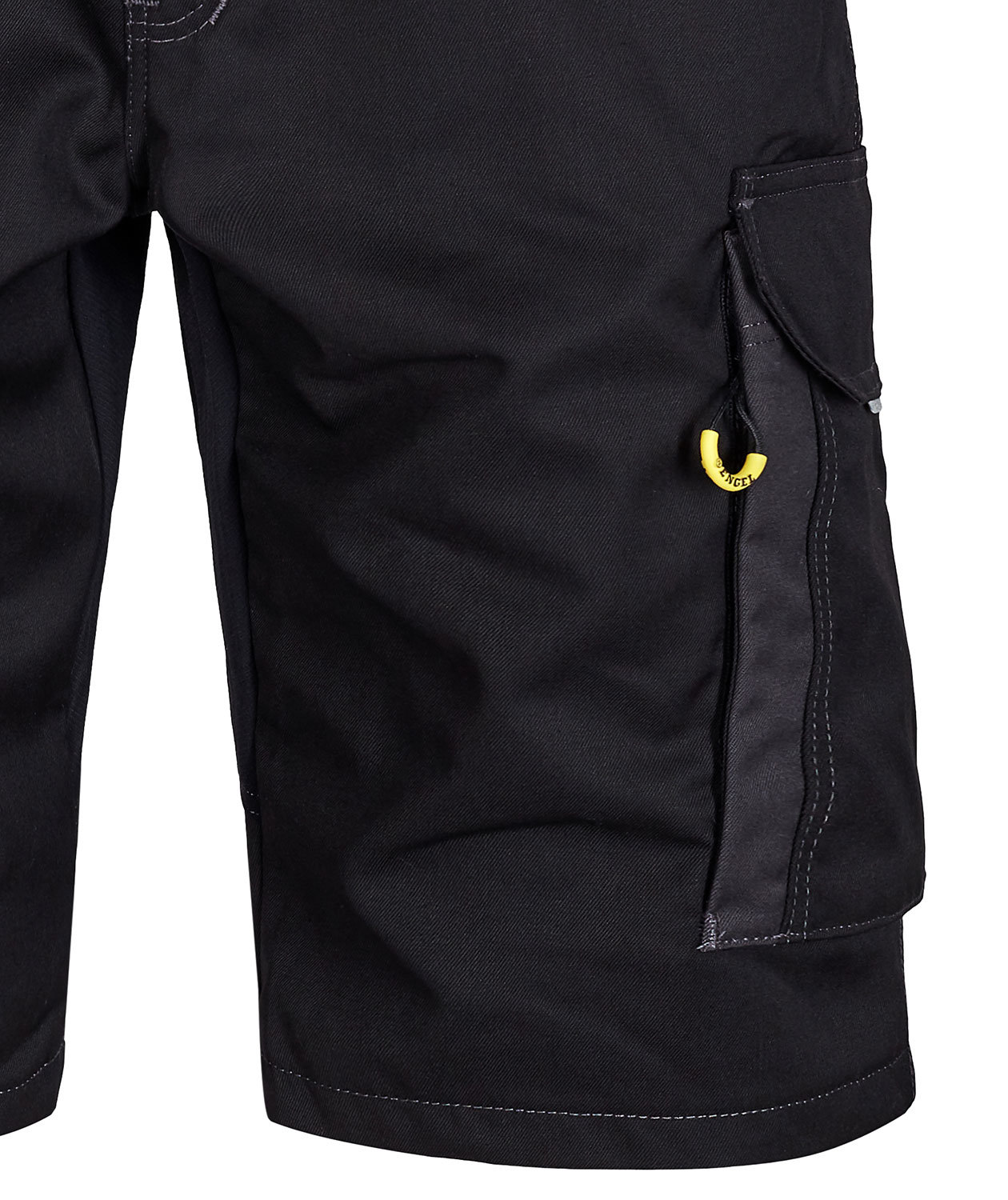 Engel X-treme work shorts w. stretch, Black/Anthracite, large image number 2