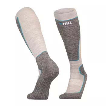 UphillSport Valta ski socks, White/dark grey