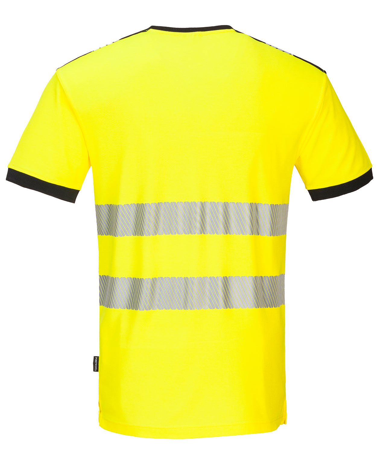 Portwest PW3 T-shirt, Hi-vis Yellow/Black