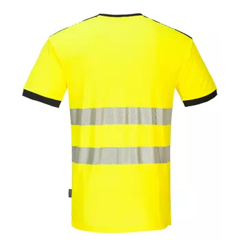 Portwest PW3 T-shirt, Hi-vis Yellow/Black