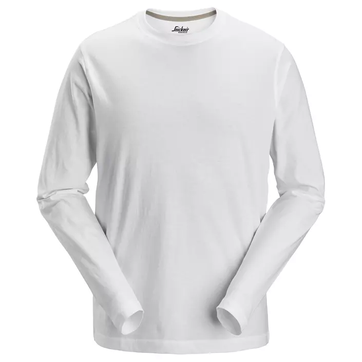 Snickers langermet T-skjorte 2496, Hvit, large image number 0