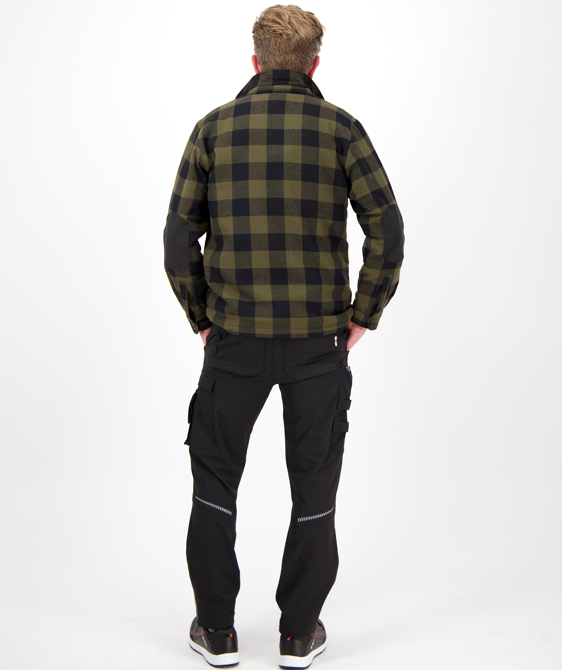 HEROCK Puro shirt jacket, Dark Khaki/Black, large image number 3