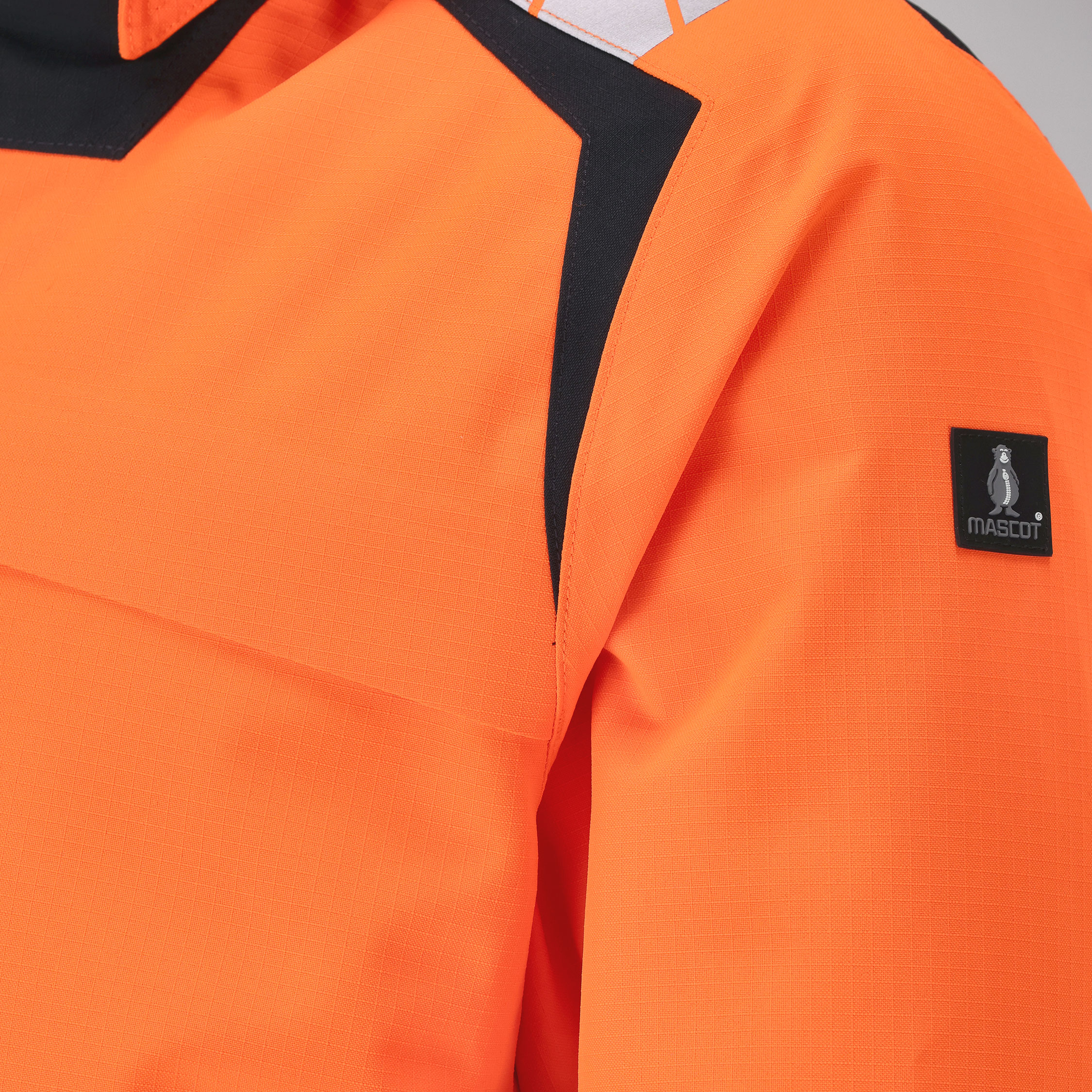 Mascot Accelerate Safe vinterjacka, M&ouml;rk Marinbl&aring;/Varsel Orange, large image number 5