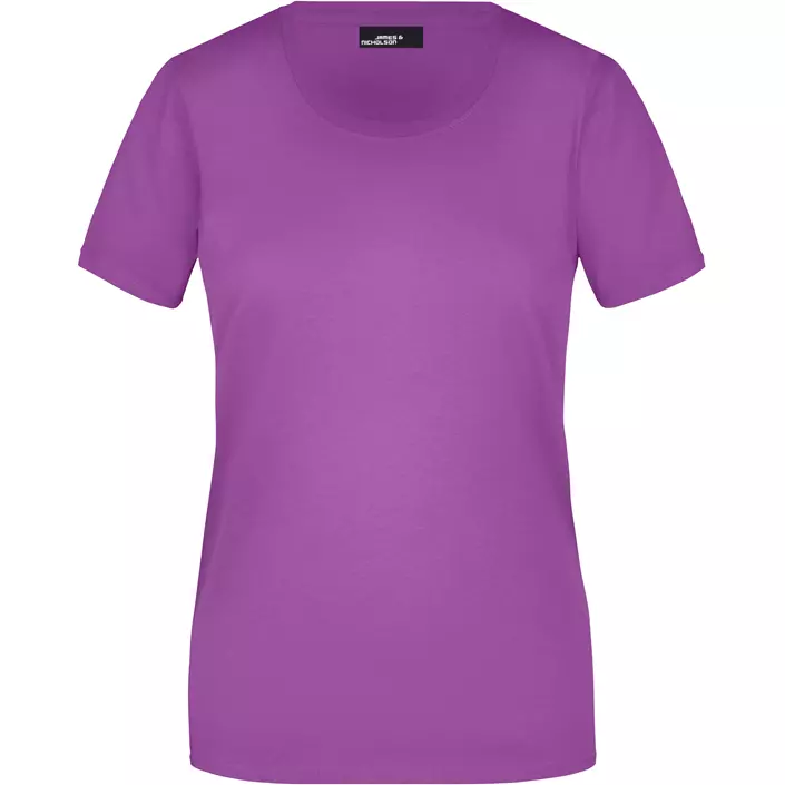 James & Nicholson Basic-T dame T-shirt, Purple, large image number 0