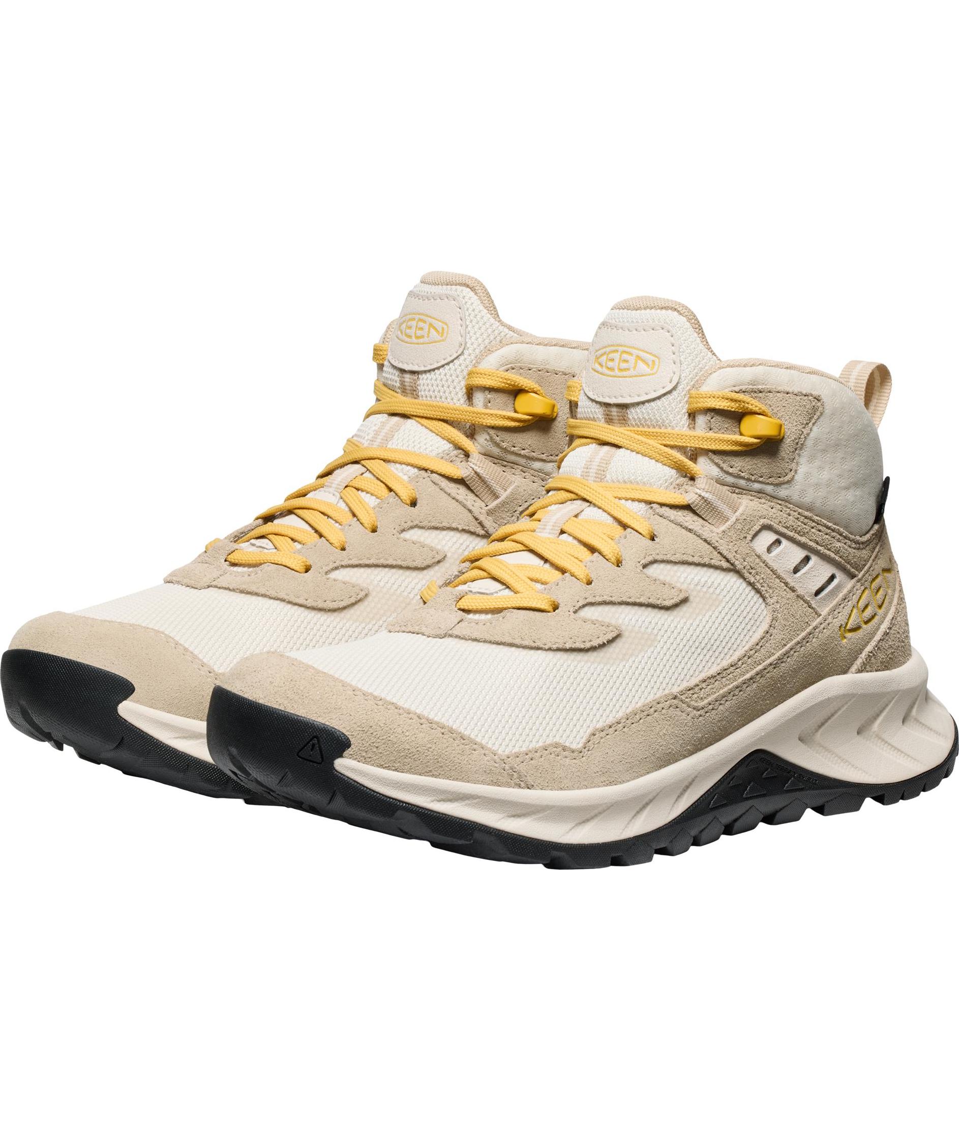 Keen Hightrail Mid WP women's hiking boots, Birch/daffodil, large image number 4